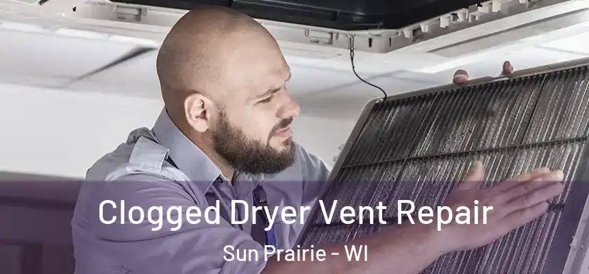  Clogged Dryer Vent Repair Sun Prairie - WI